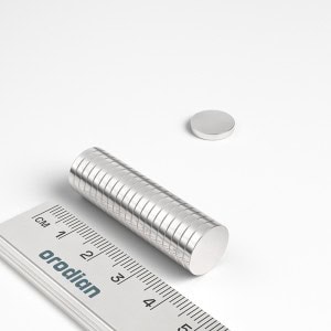 Magnet neodim cilindru 12×2 mm