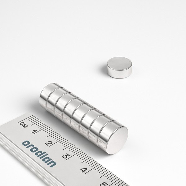 Magnet neodim cilindru 12×5 mm