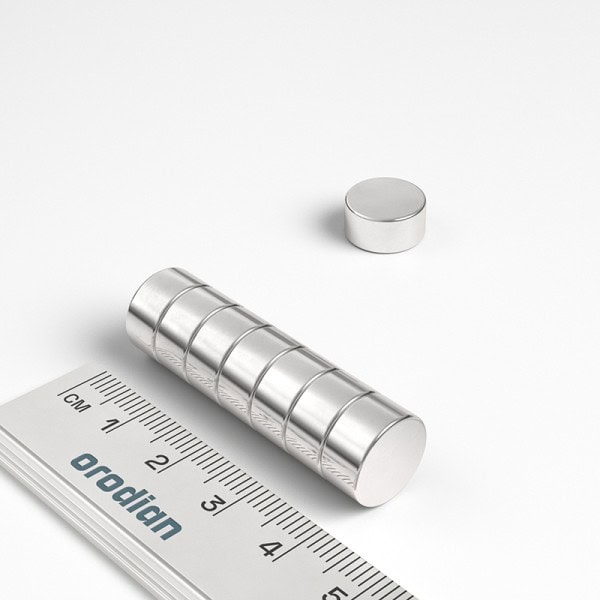 Magnet neodim cilindru 12×6 mm
