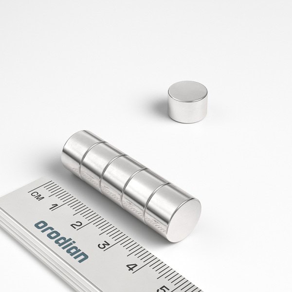 Magnet neodim cilindru 12×8 mm