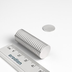 Magnet neodim cilindru 15×1 mm