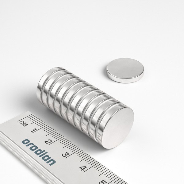 Magnet neodim cilindru 18×3 mm