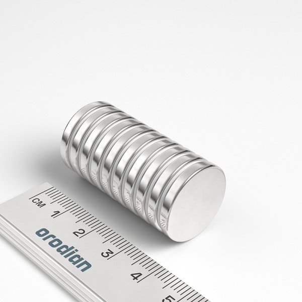 Magnet neodim cilindru 20×3 mm