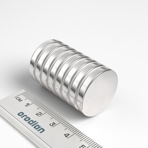Magnet neodim cilindru 25×4 mm