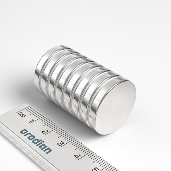 Magnet neodim cilindru 25×4 mm