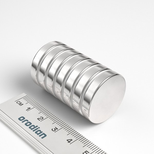 Magnet neodim cilindru 25×5 mm