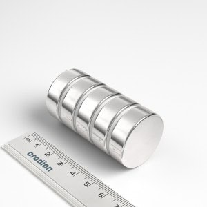 Magnet neodim cilindru 30×10 mm