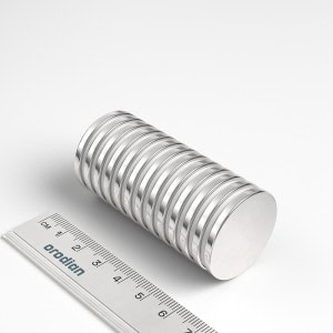 Magnet neodim cilindru 30×3 mm