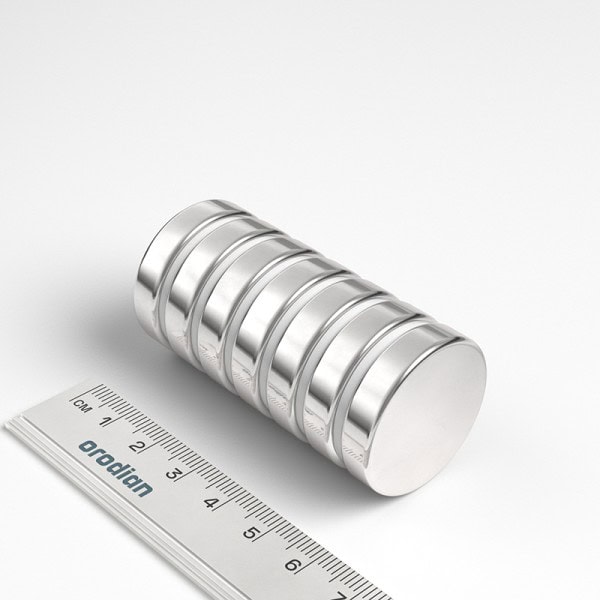 Magnet neodim cilindru 30×7 mm