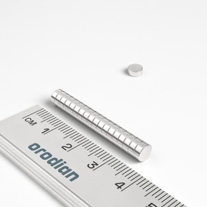 Magnet neodim cilindru 5×2 mm