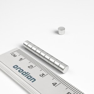 Magnet neodim cilindru 5×4 mm