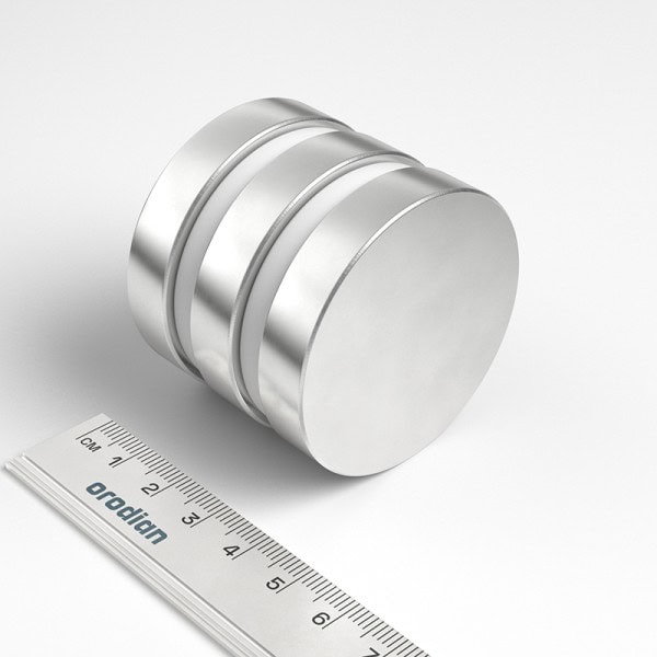 Magnet neodim cilindru 50×10 mm