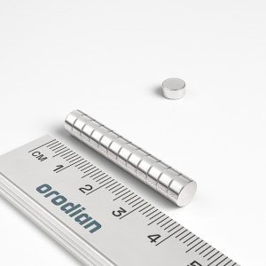 Magnet neodim cilindru 6×3 mm