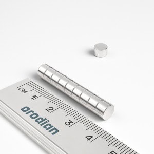Magnet neodim cilindru 6×4 mm