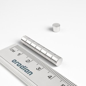 Magnet neodim cilindru 6×5 mm