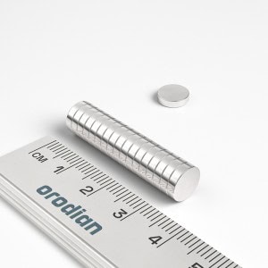 Magnet neodim cilindru 8×2 mm