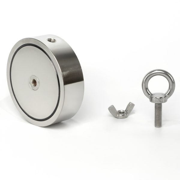 Magnet de pescuit cu două fețe – forță 2×1100 kg