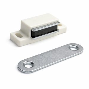 Magnet ușă mobilier – alb