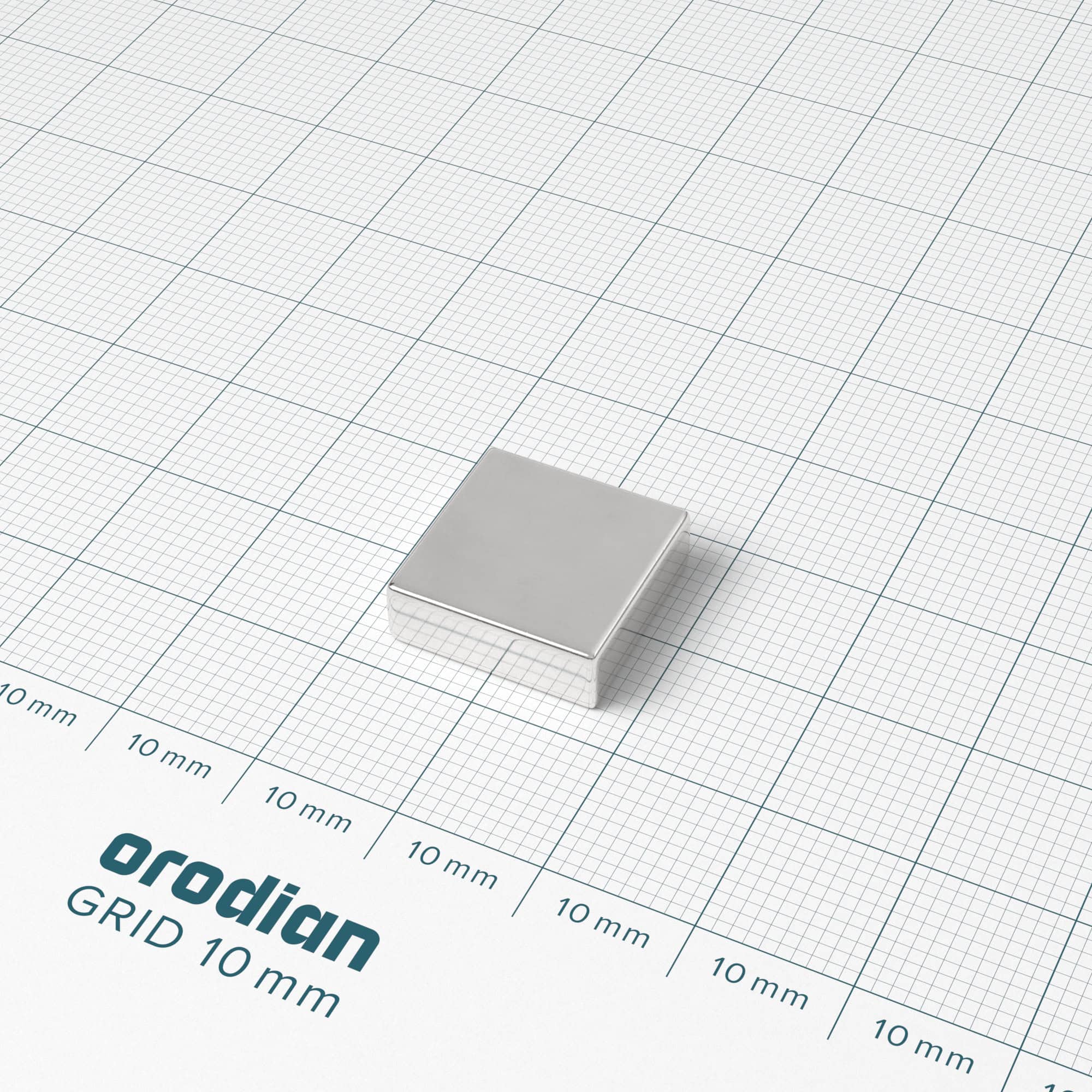Magnet neodim bloc 15×15×5 mm – N38 - imagine 2