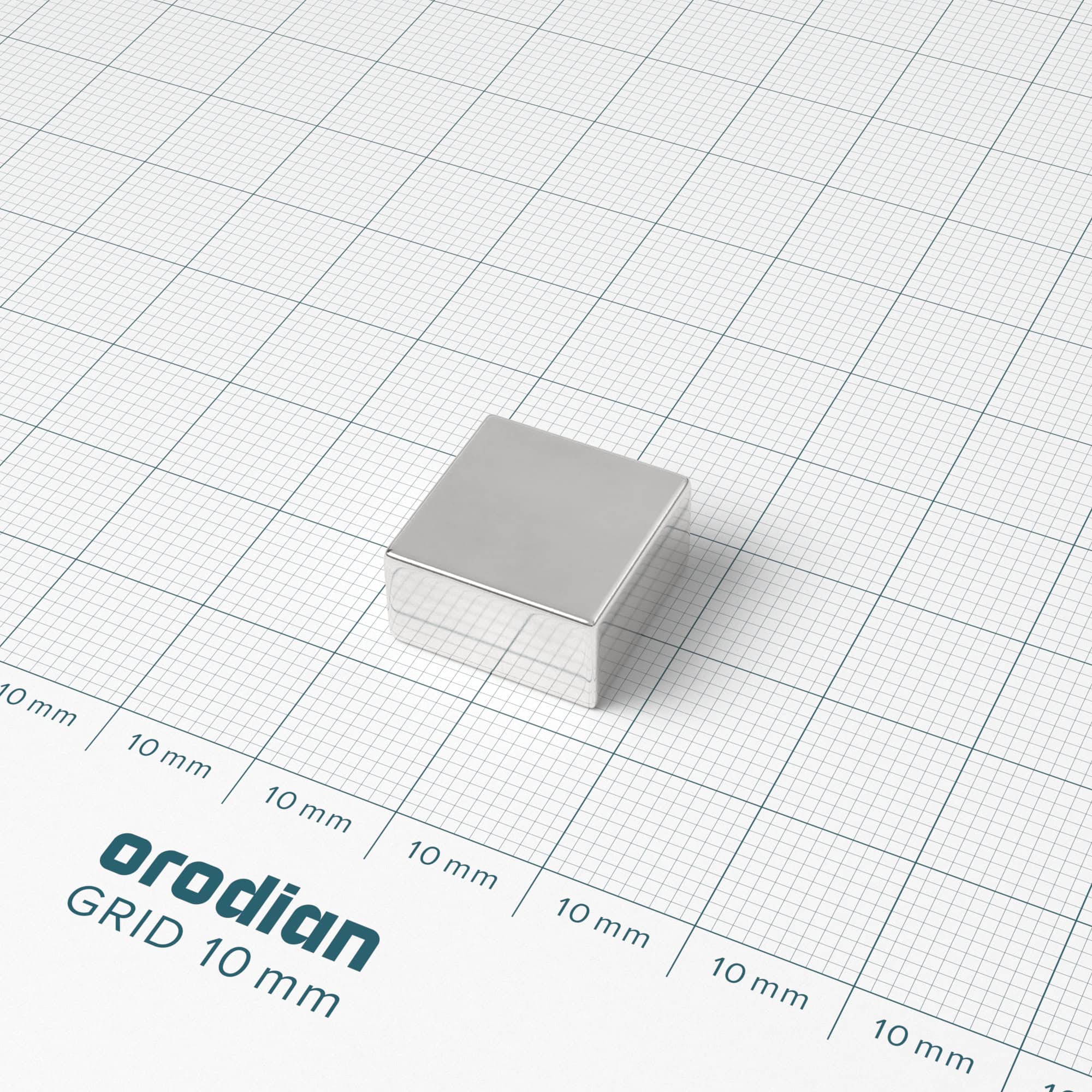Magnet neodim bloc 15×15×8 mm – N38 - imagine 2