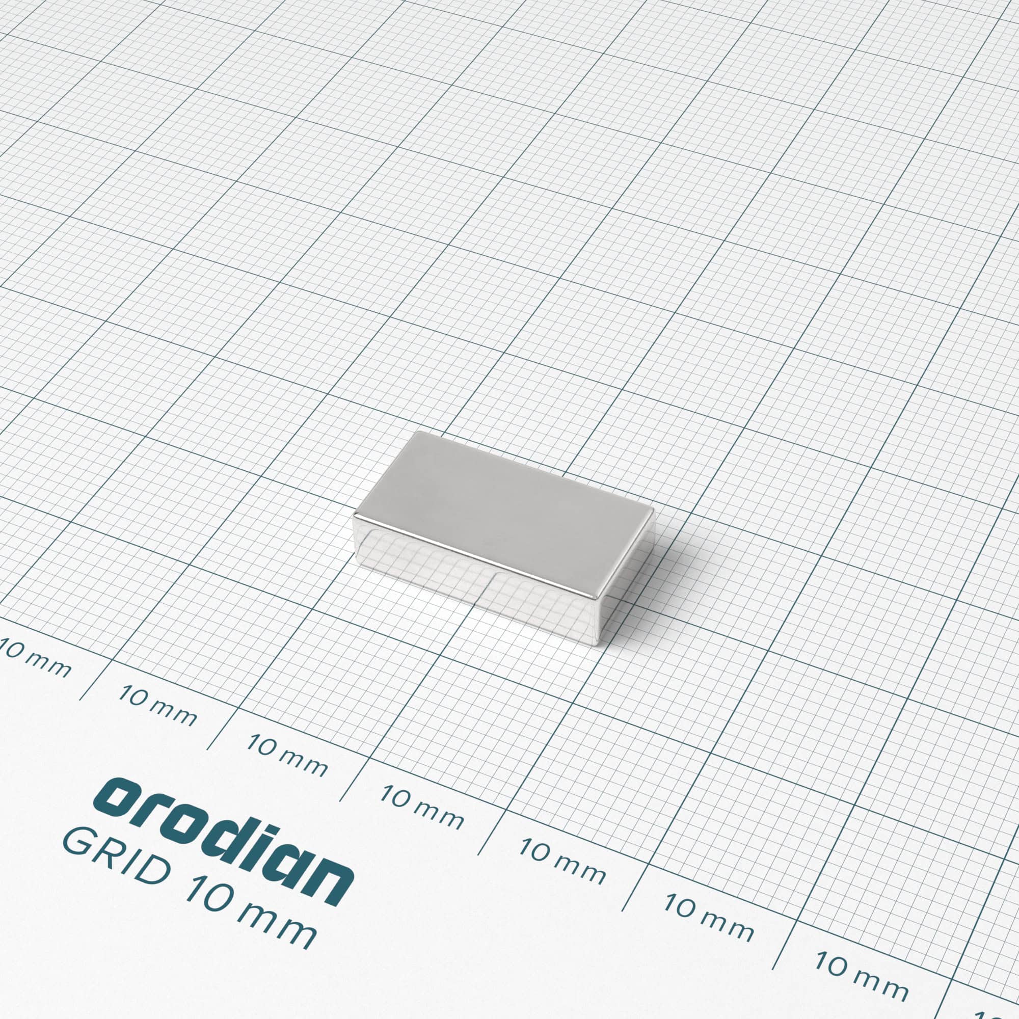 Magnet neodim bloc 19×10×5 mm – N38 - imagine 2