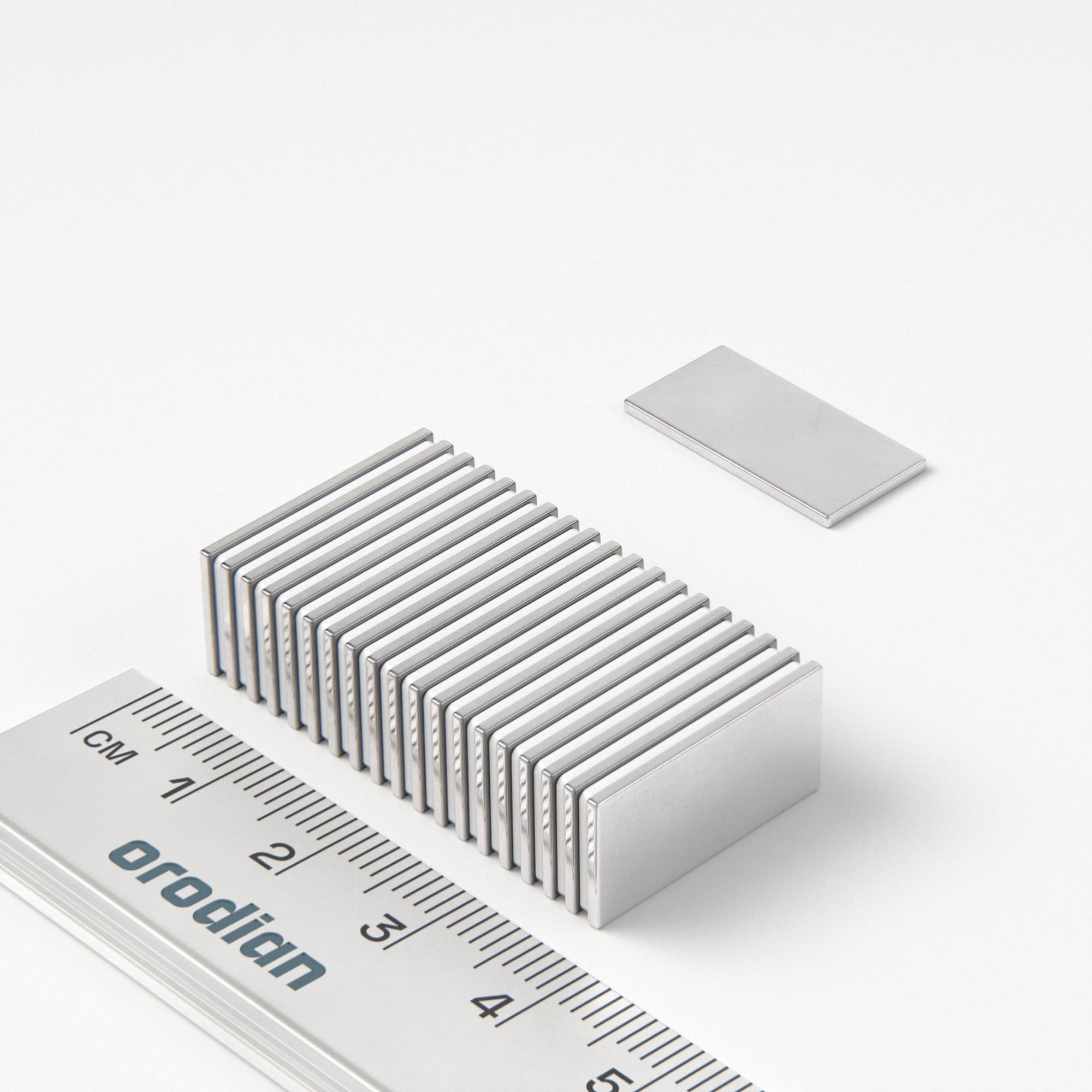Magnet neodim bloc 20×10×1 mm – N38