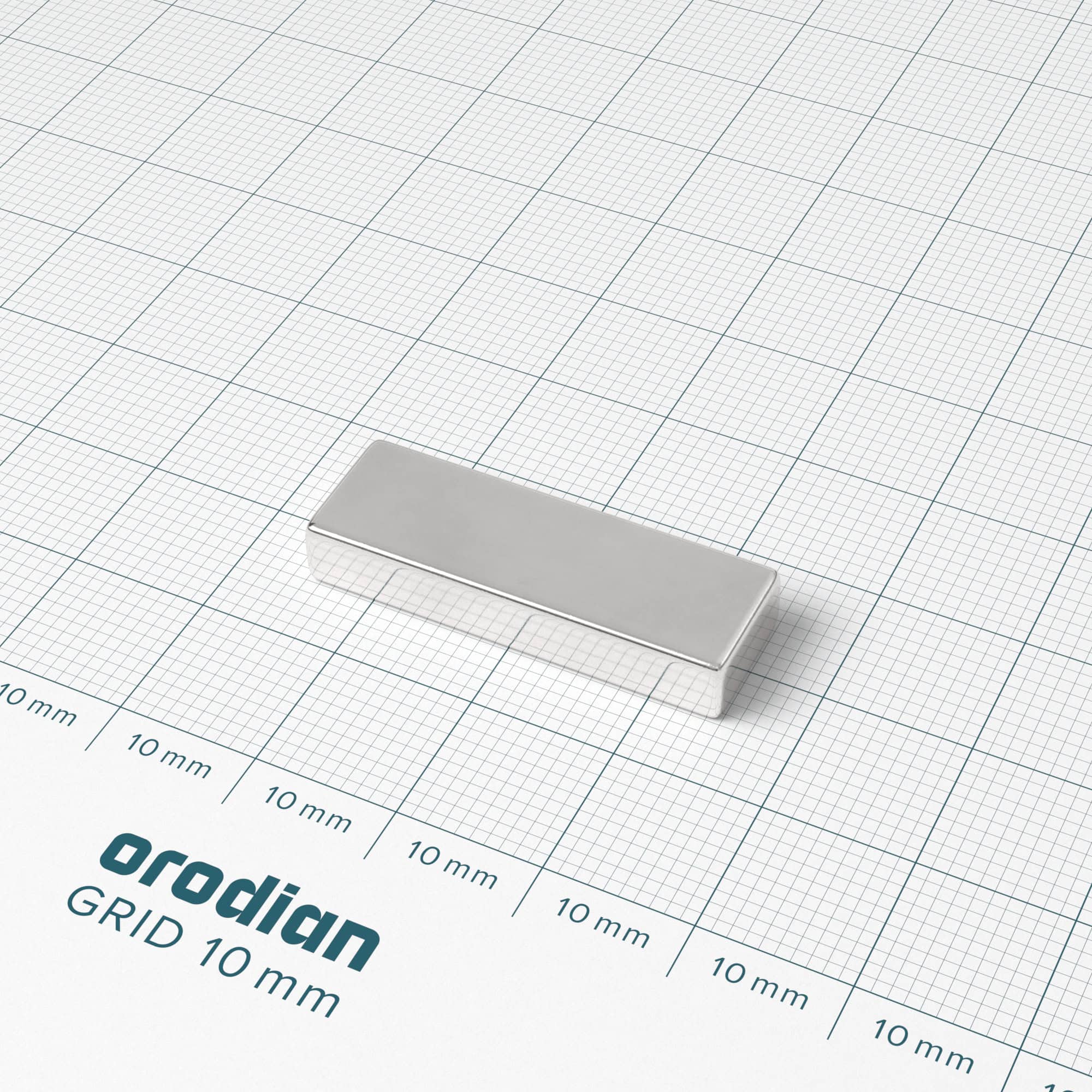 Magnet neodim bloc 30×10×5 mm – N38 - imagine 2