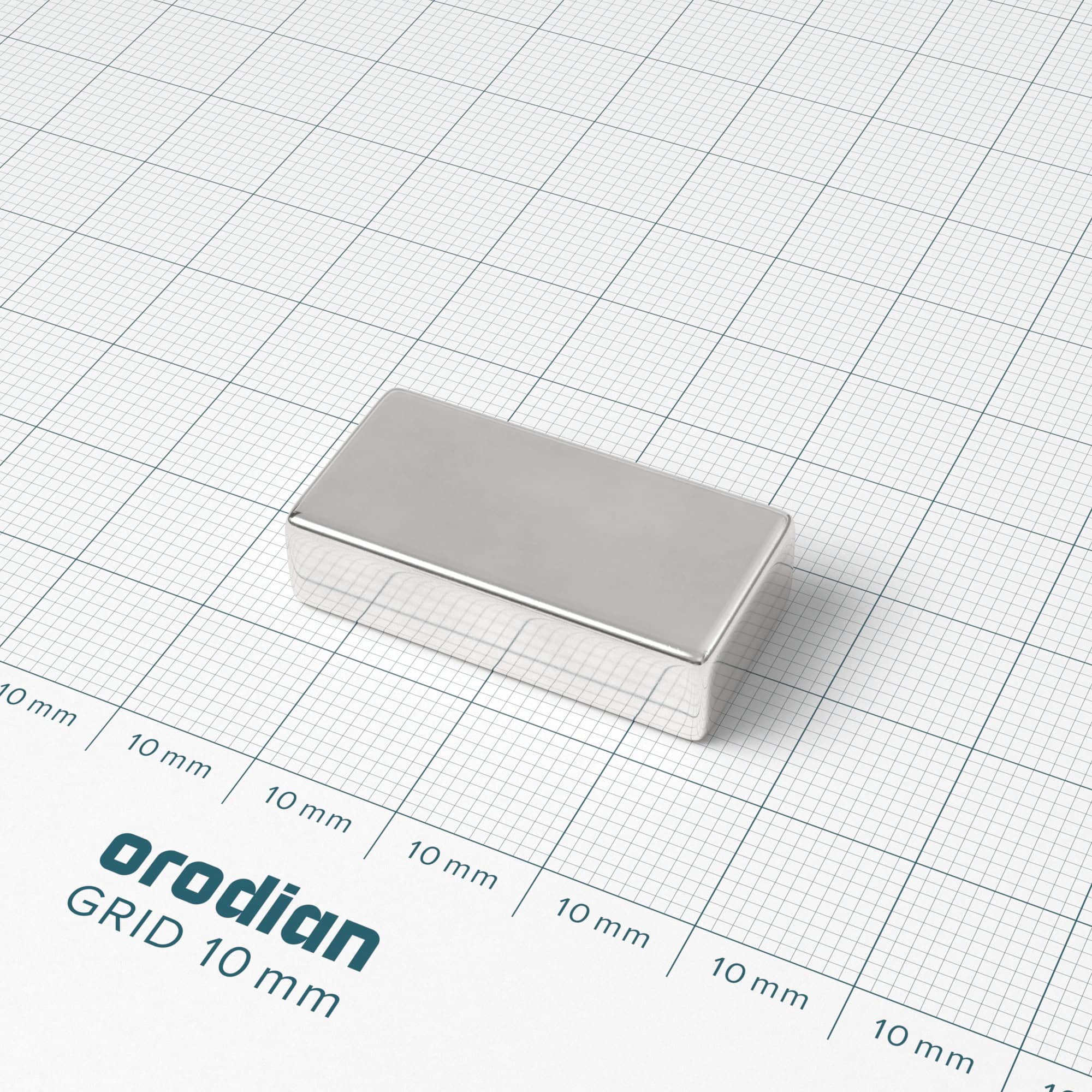 Magnet neodim bloc 30×15×8 mm – N38 - imagine 2