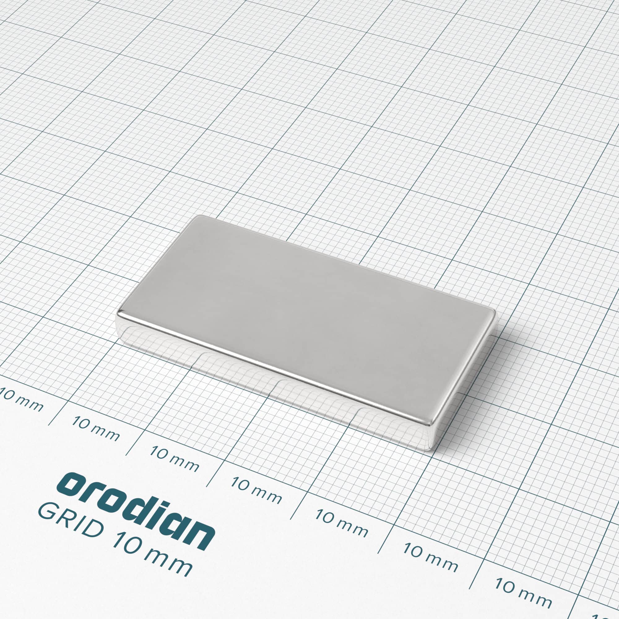 Magnet neodim bloc 40×20×5 mm – N38 - imagine 2