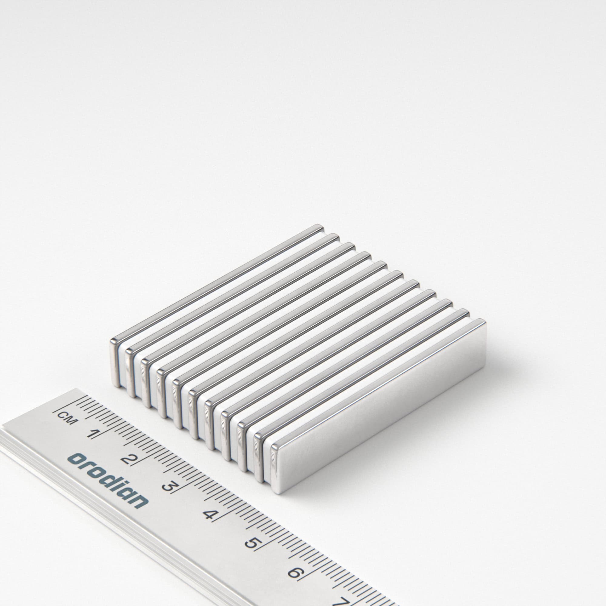Magnet neodim bloc 50×10×2 mm - N38