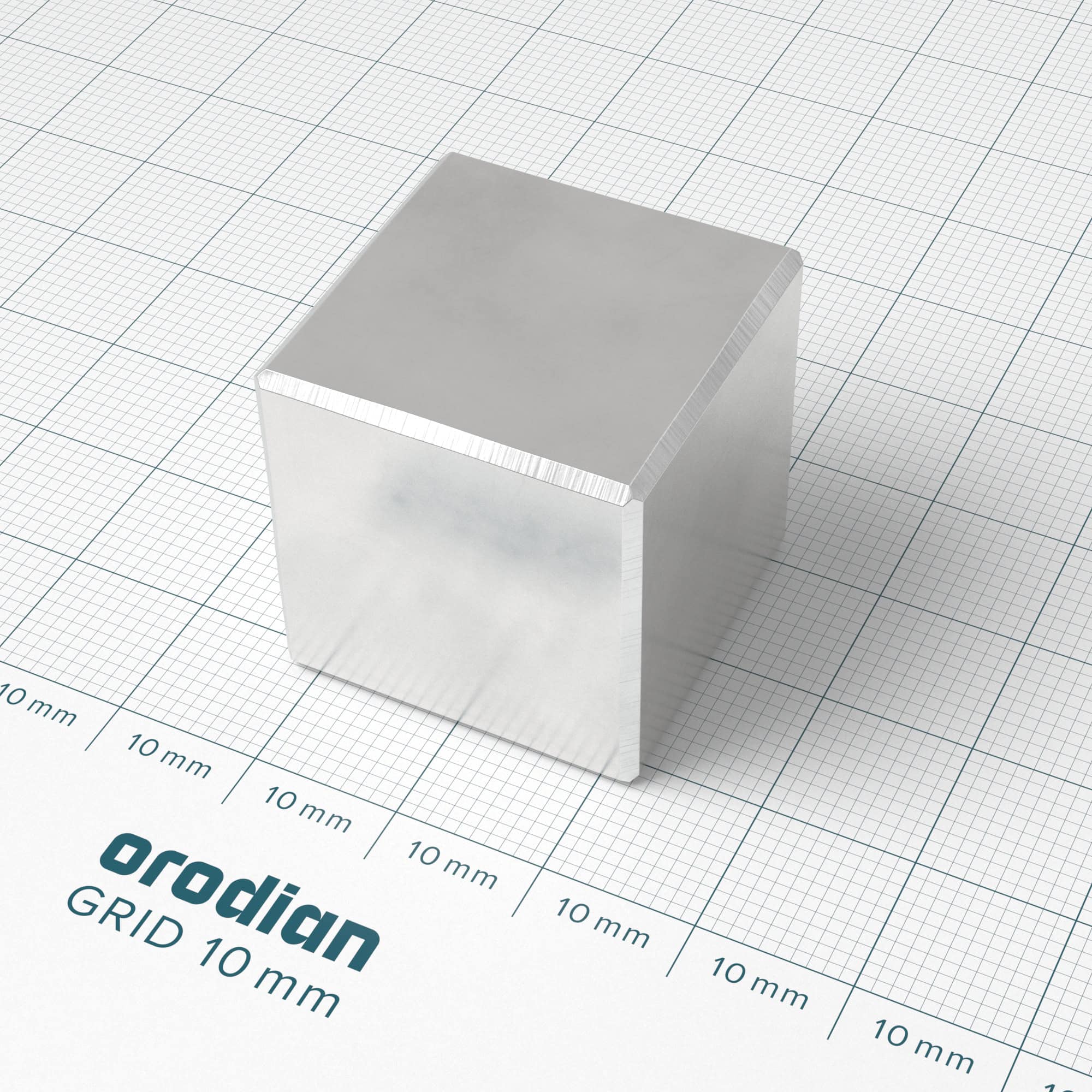 Magnet neodim cub 25×25×25 mm – N38 - imagine 2
