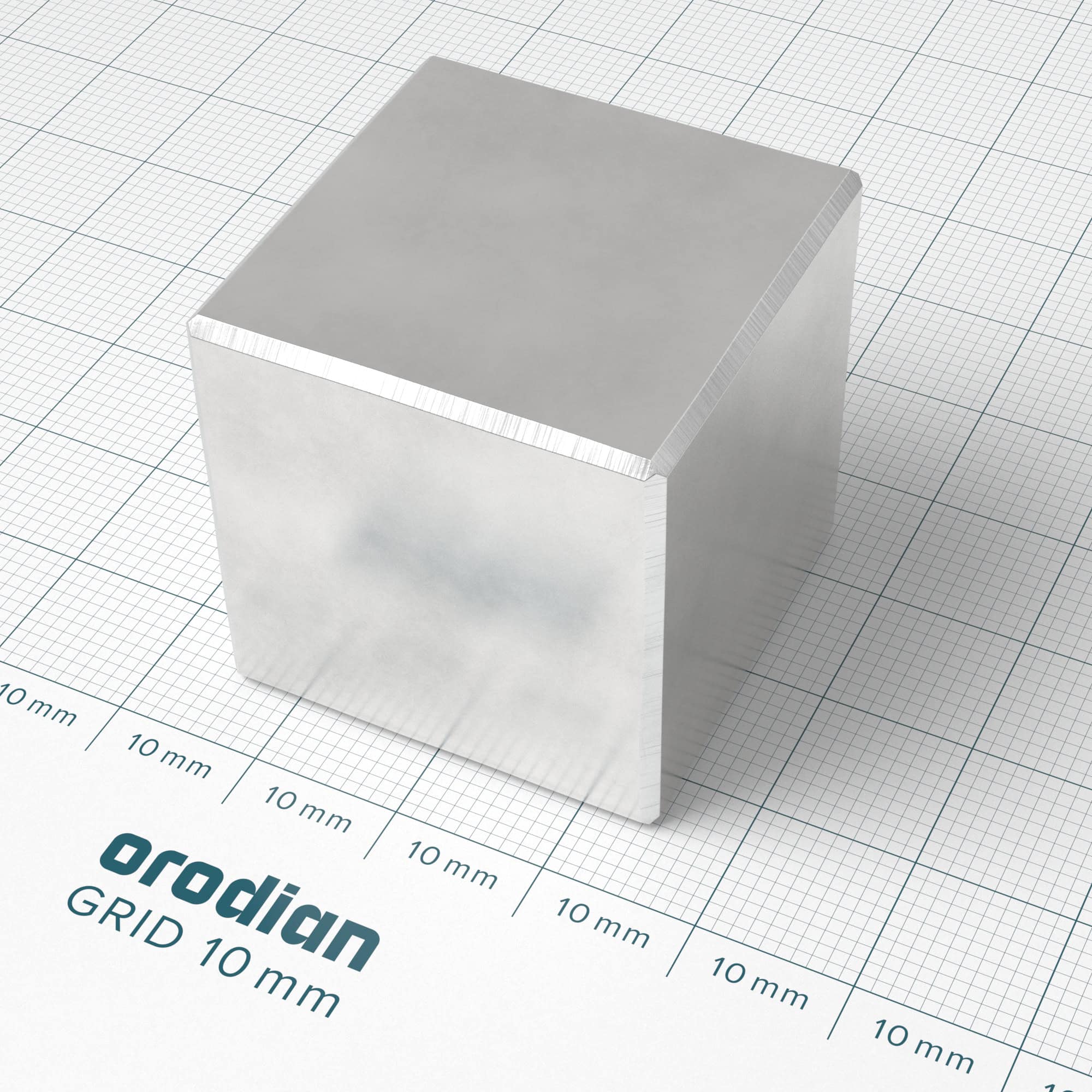 Magnet neodim cub 30×30×30 mm – N38 - imagine 2