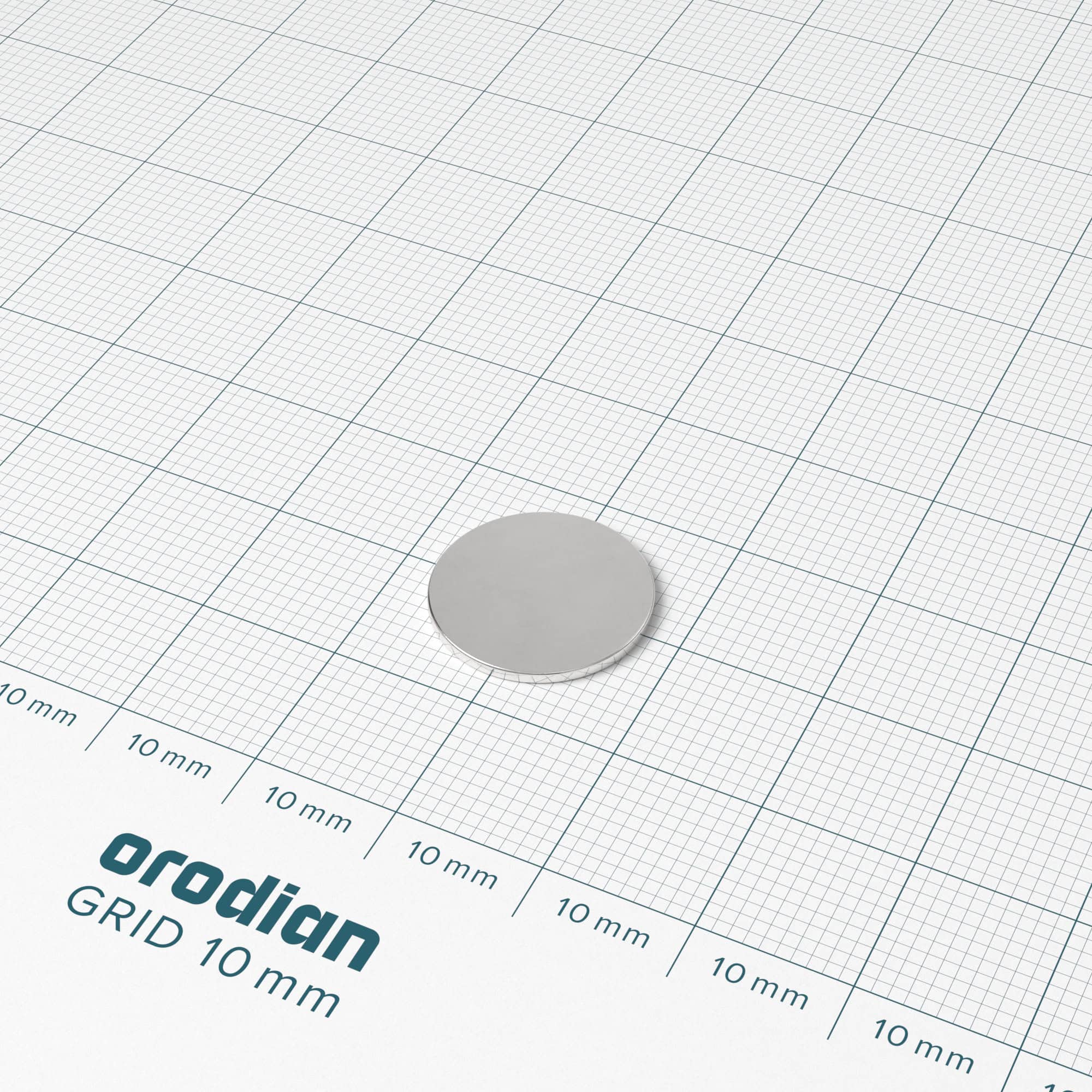 Magnet neodim cilindru 15×1 mm – N38 - imagine 2