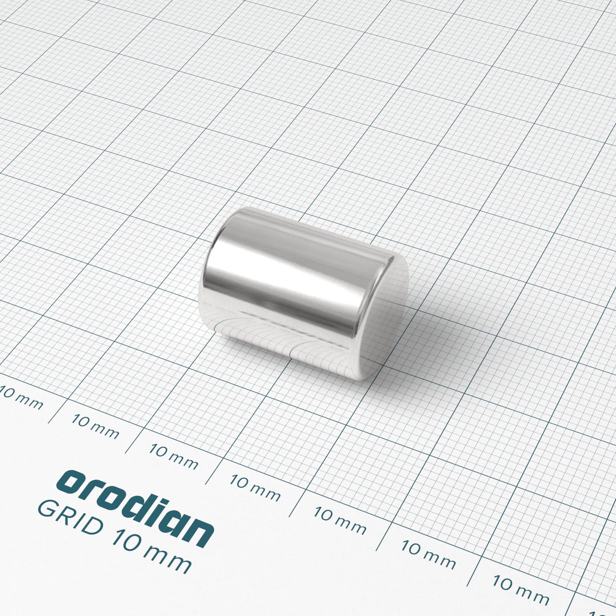 Magnet neodim cilindru 15×20 mm – N38 - imagine 2