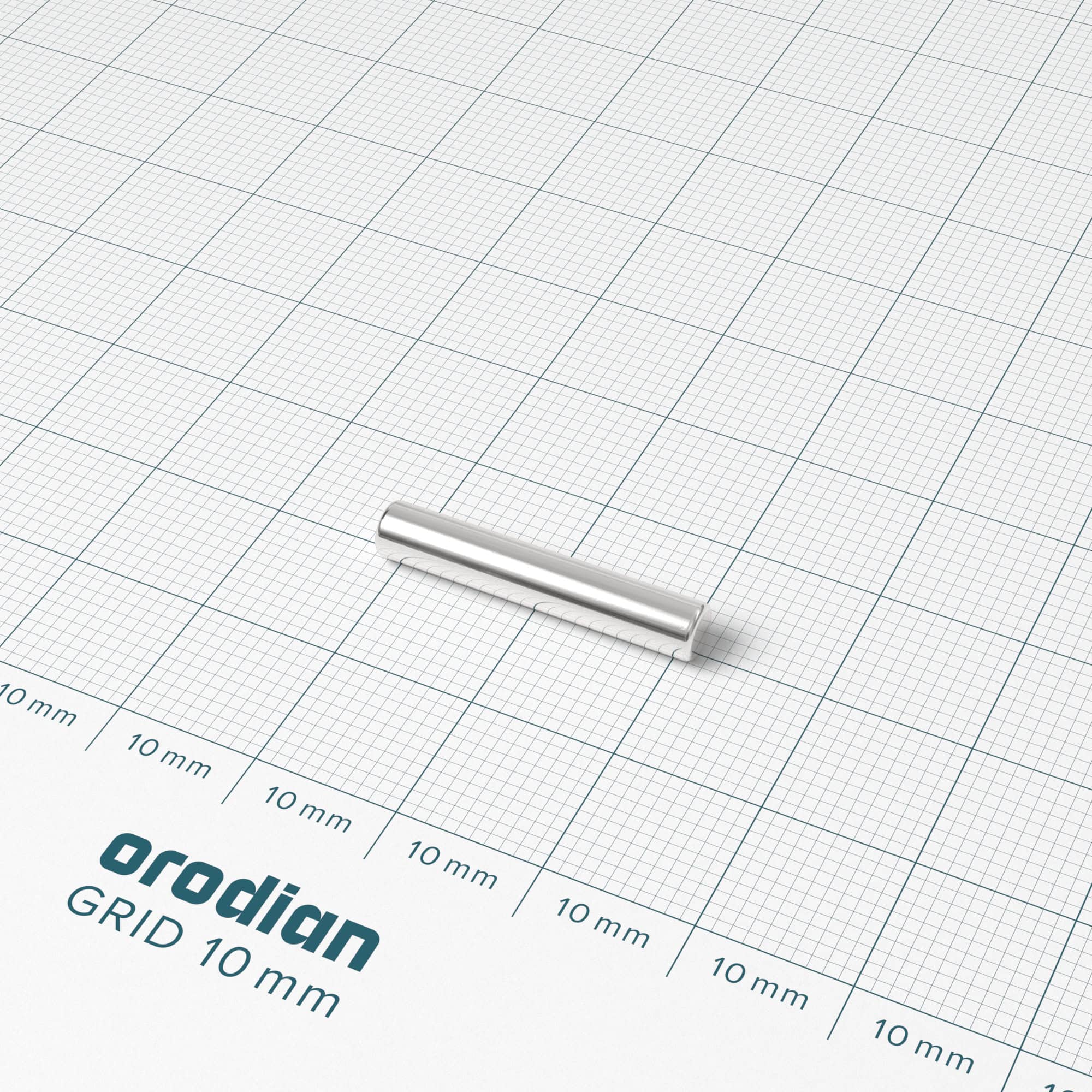 Magnet neodim cilindru 4×23 mm – N35 - imagine 2