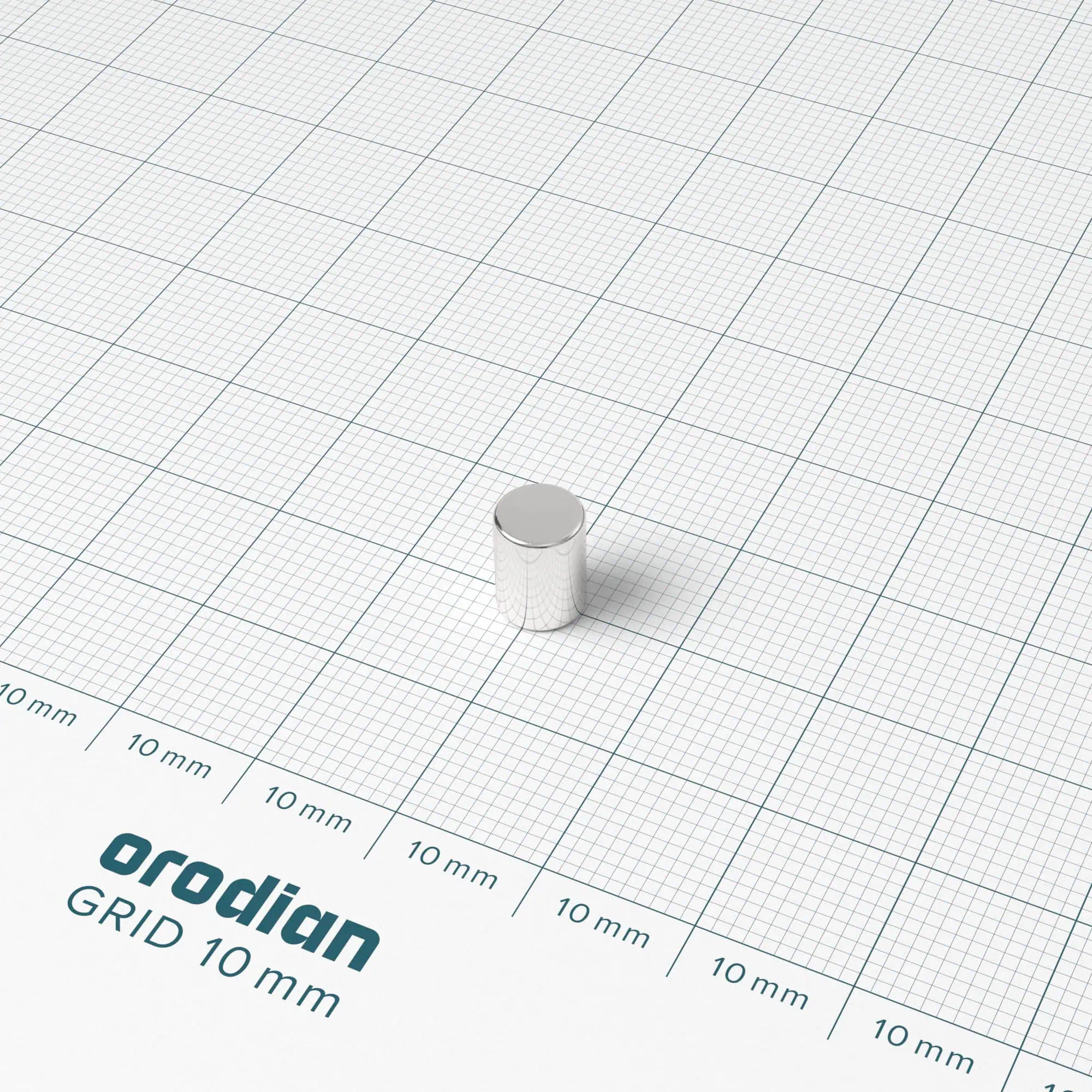 Magnet neodim cilindru 6×8 mm – N38 - imagine 2