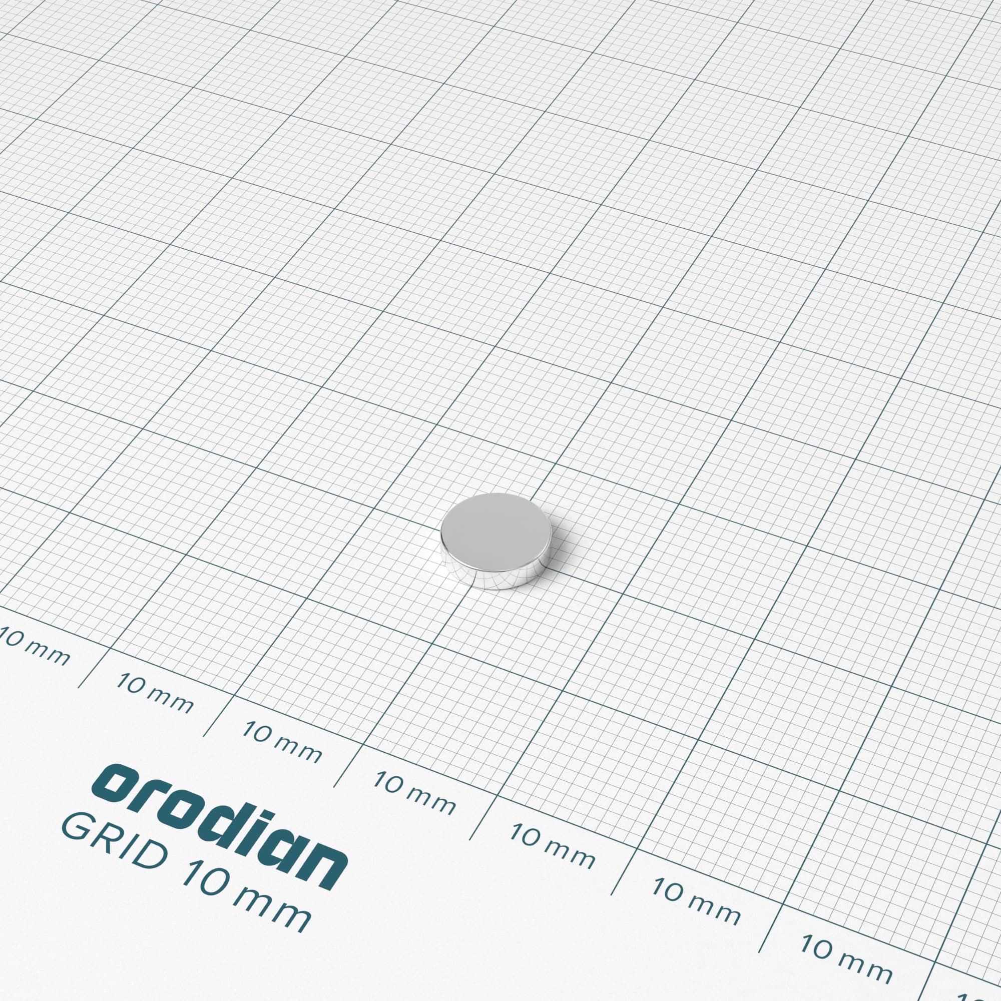 Magnet neodim cilindru 8×2 mm – N38 - imagine 2