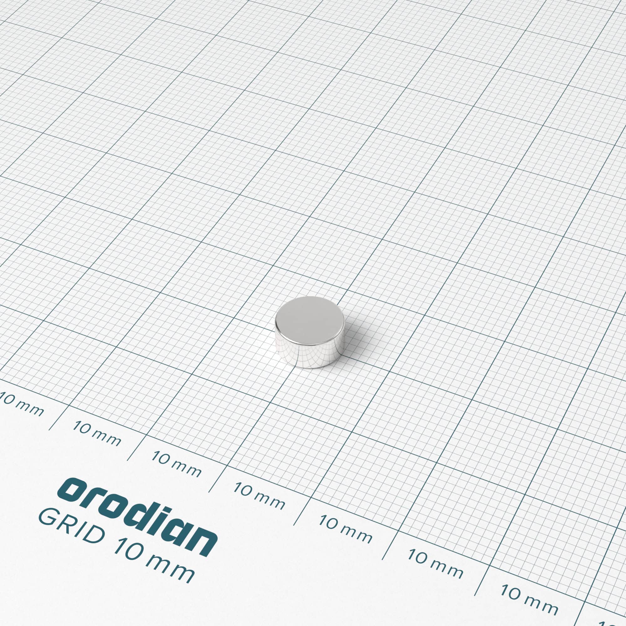 Magnet neodim cilindru 8×4 mm – N38 - imagine 2