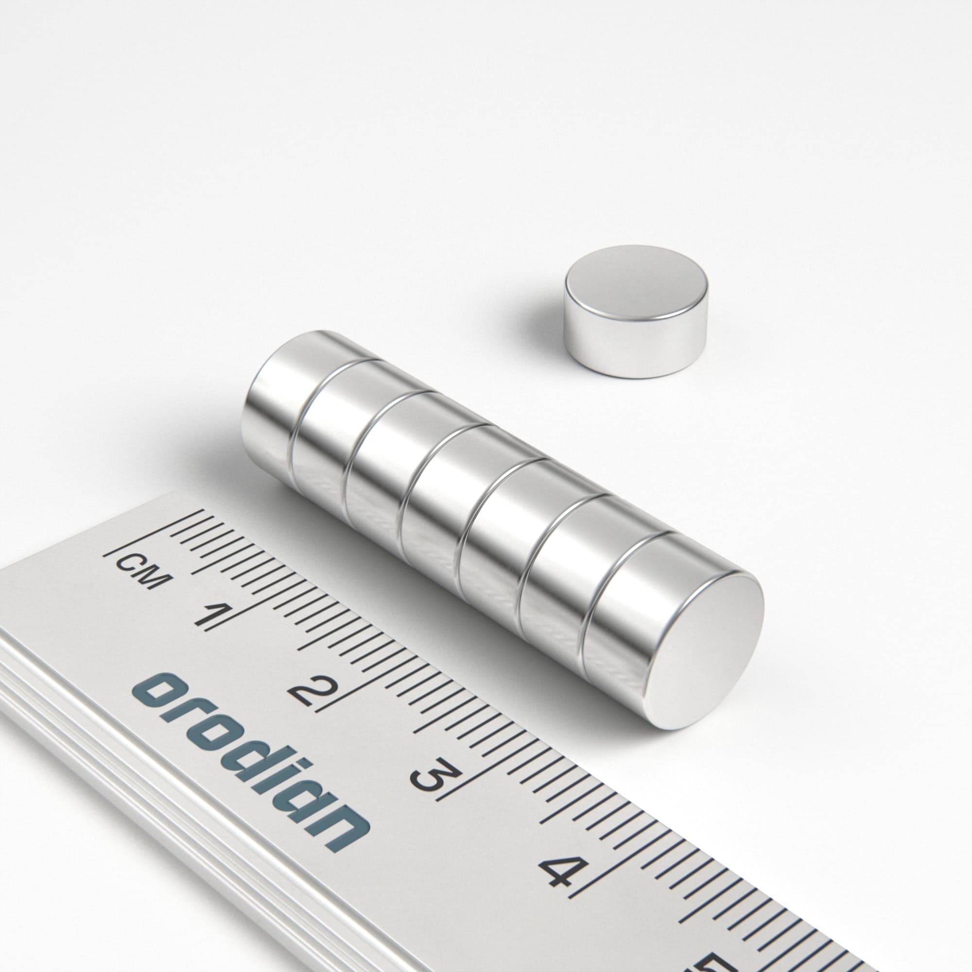 Magnet neodim cilindru 10×5 mm – N38