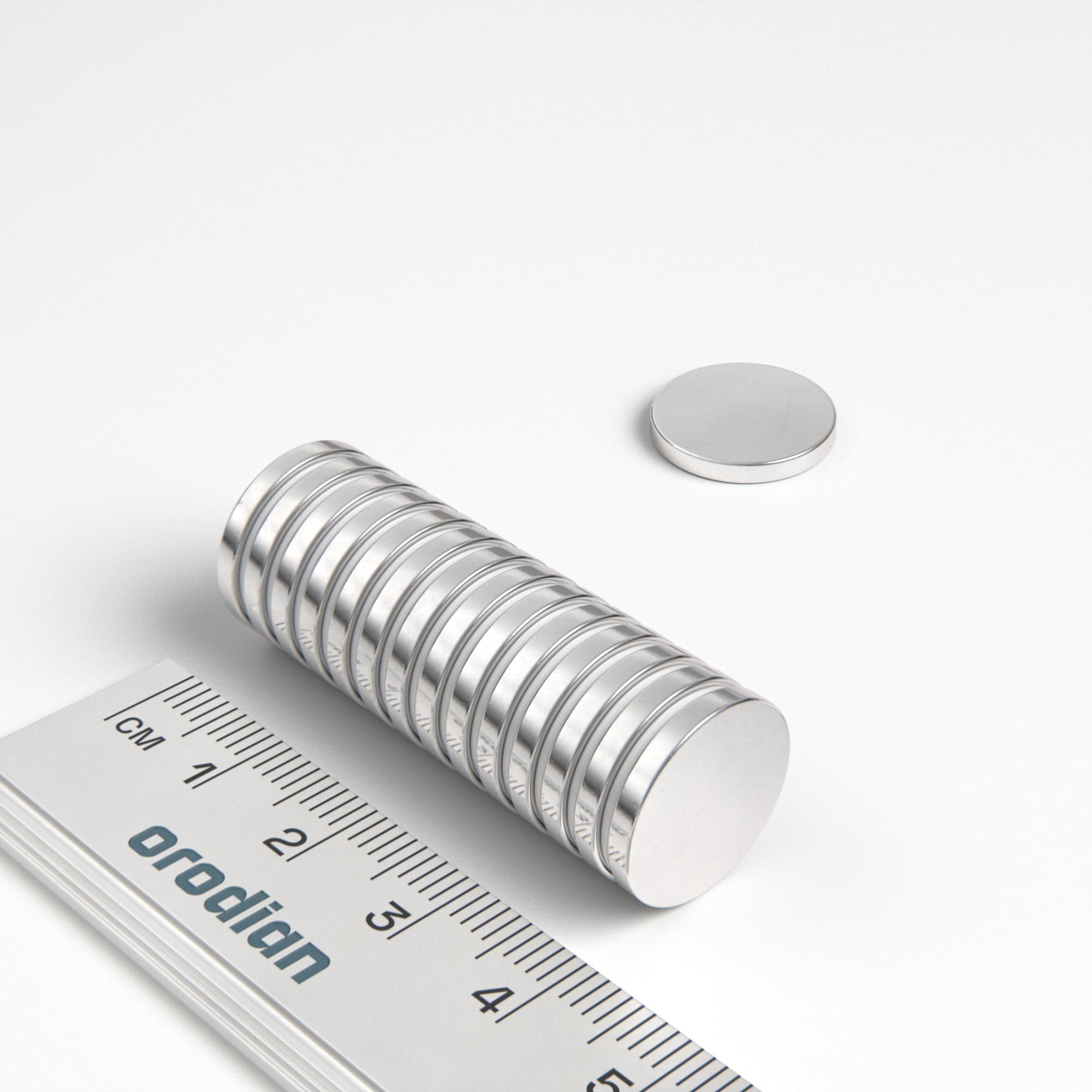 Magnet neodim cilindru 15×2 mm – N38