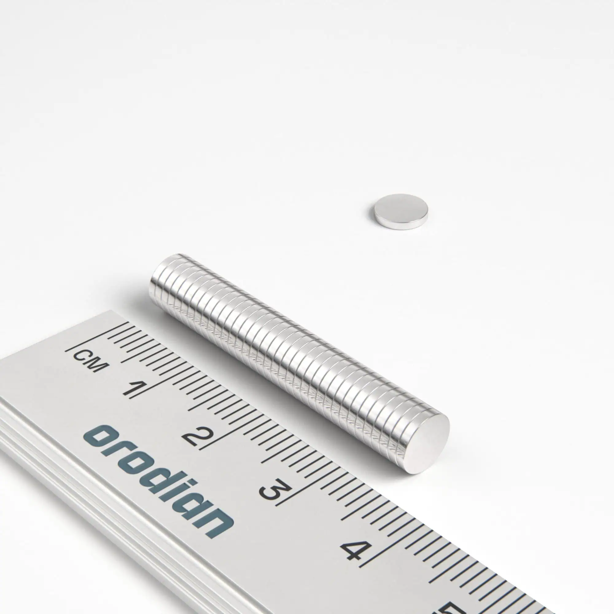Magnet neodim cilindru 6×1 mm – N38