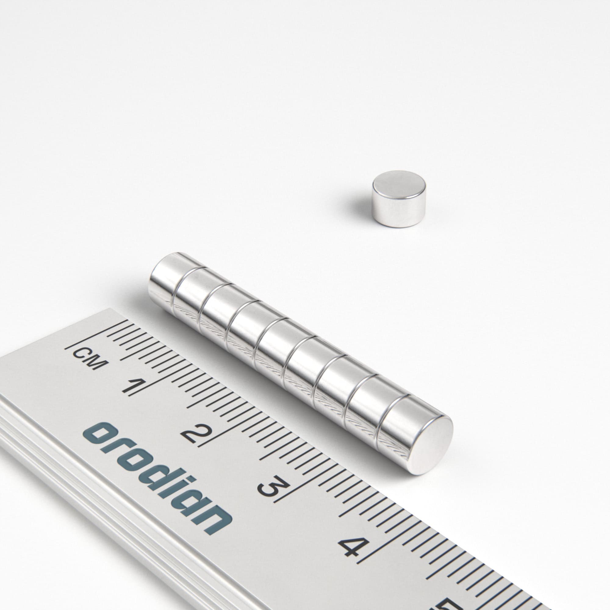 Magnet neodim cilindru 6×4 mm – N38